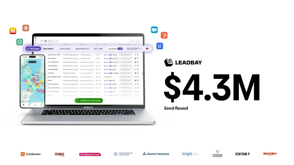 An ad Leadbay is running
