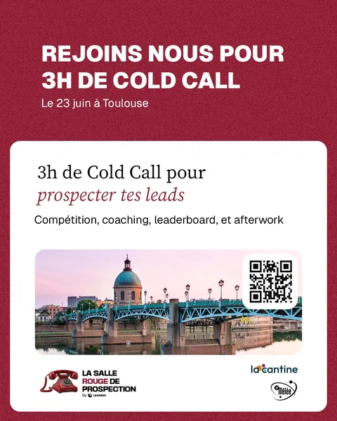 An ad Leadbay is running