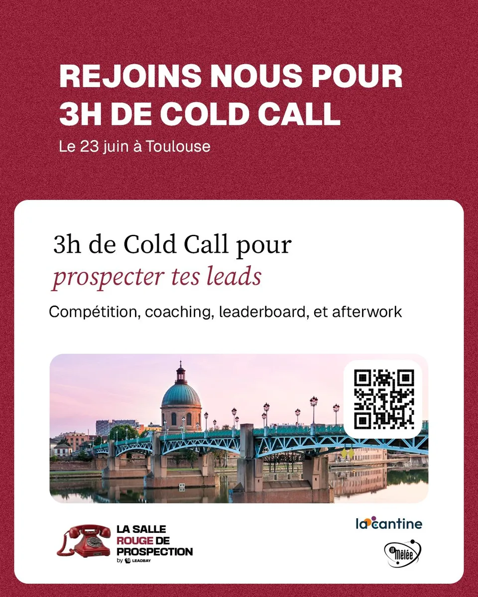 An ad Leadbay is running