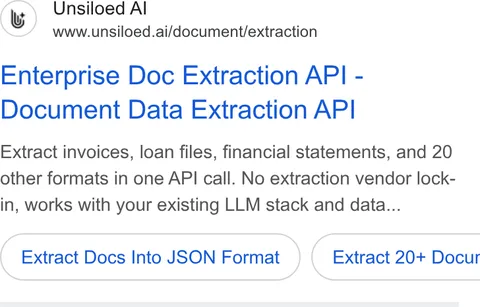 An ad Unsiloed AI is running