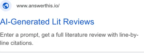 An ad AnswerThis is running