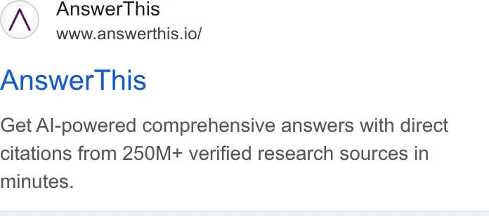 An ad AnswerThis is running