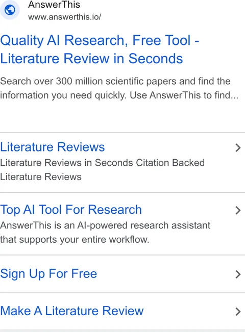 An ad AnswerThis is running