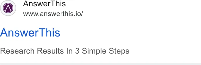 An ad AnswerThis is running