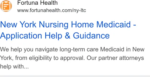 An ad Fortuna Health is running
