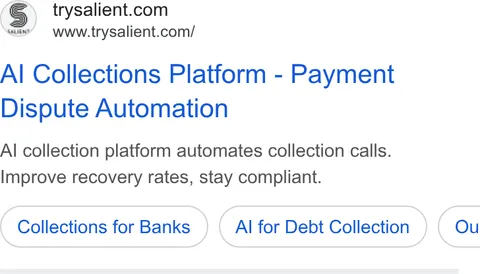 An ad Salient is running