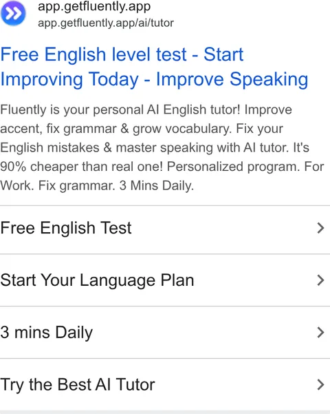An ad Fluently is running