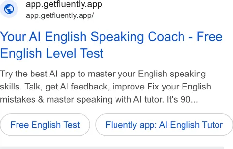 An ad Fluently is running