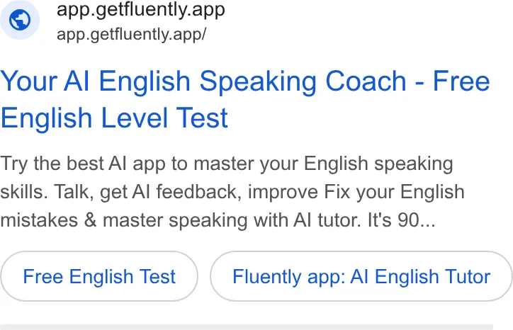 An ad Fluently is running