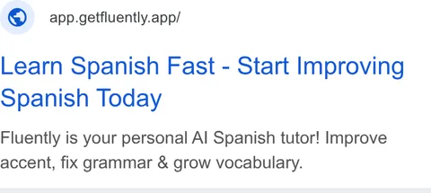 An ad Fluently is running