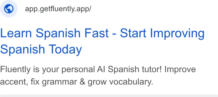 An ad Fluently is running