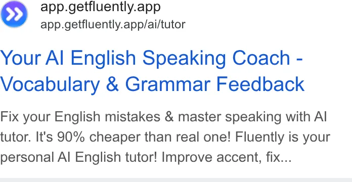 An ad Fluently is running