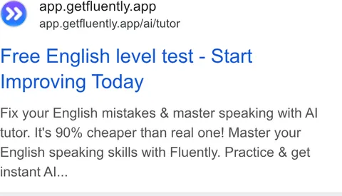 An ad Fluently is running