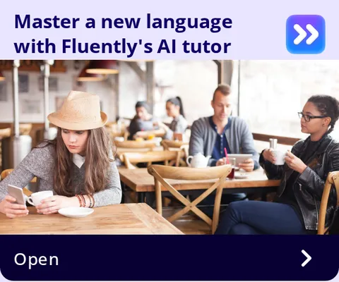 An ad Fluently is running