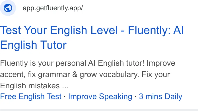 An ad Fluently is running