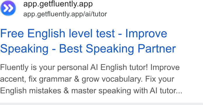 An ad Fluently is running