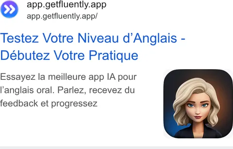 An ad Fluently is running