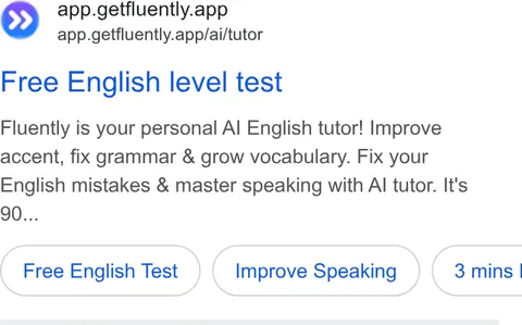 An ad Fluently is running