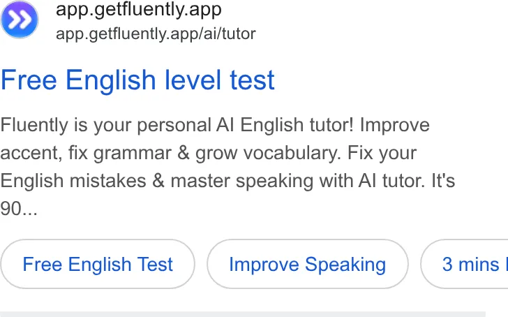 An ad Fluently is running