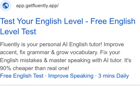 An ad Fluently is running