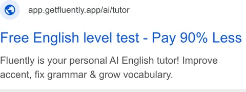 An ad Fluently is running