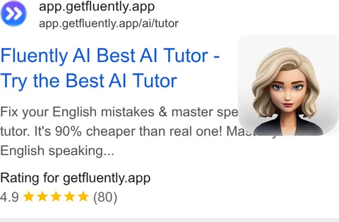 An ad Fluently is running