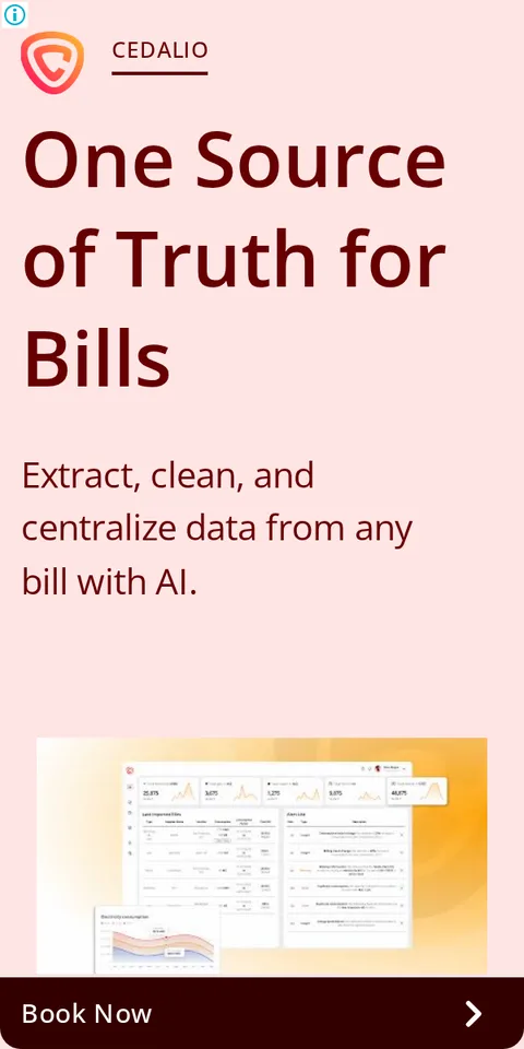 An ad Cedalio is running