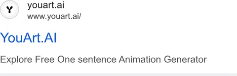 An ad YouArt is running