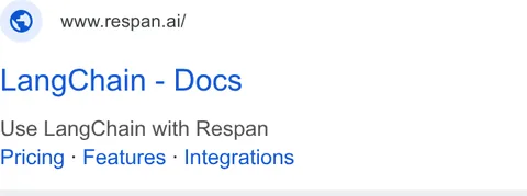 An ad Respan is running