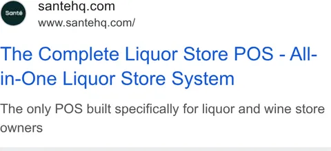 An ad Santehq is running