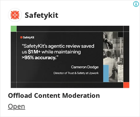An ad SafetyKit is running