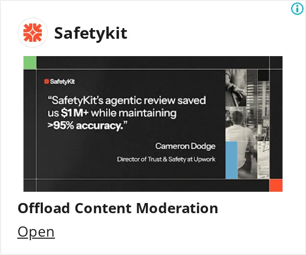 An ad SafetyKit is running