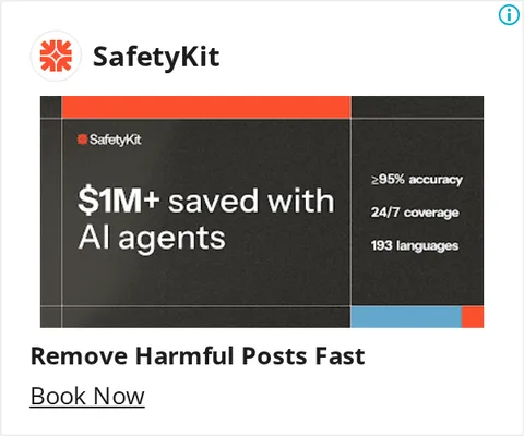 An ad SafetyKit is running