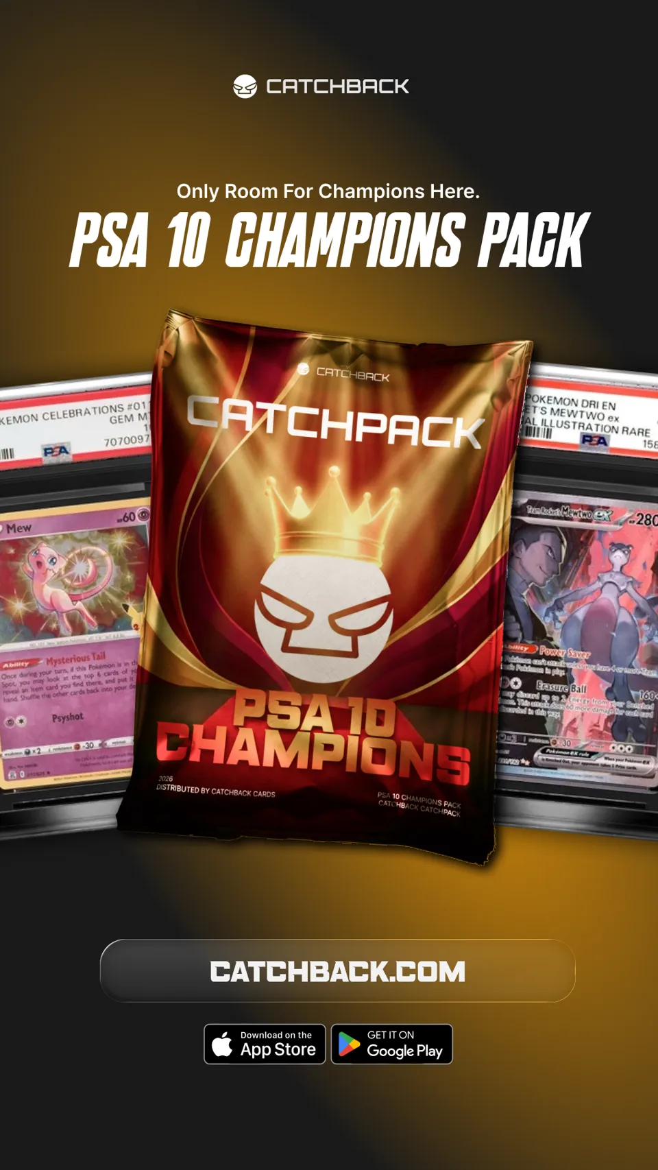 An ad Catchbackcards is running