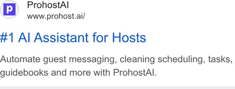 An ad Prohost is running