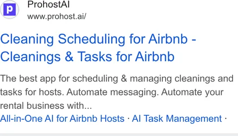 An ad Prohost is running