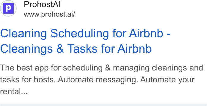 An ad Prohost is running