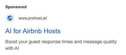 An ad Prohost is running