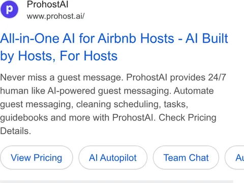 An ad Prohost is running