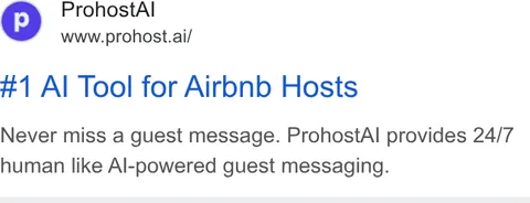 An ad Prohost is running