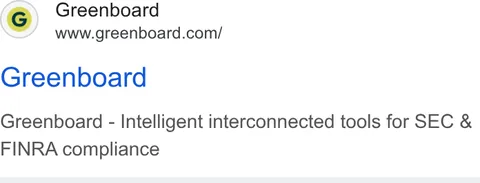 An ad Greenboard is running