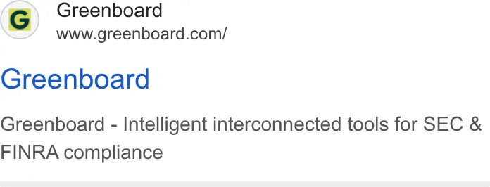 An ad Greenboard is running