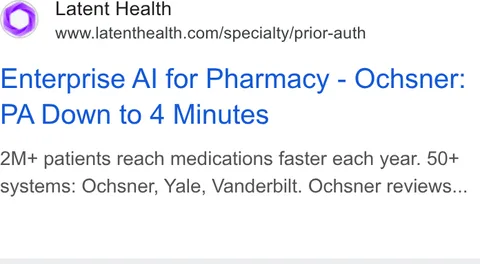 An ad Latent Health is running