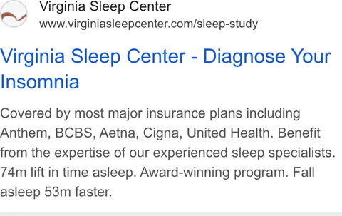 An ad Stellar Sleep is running