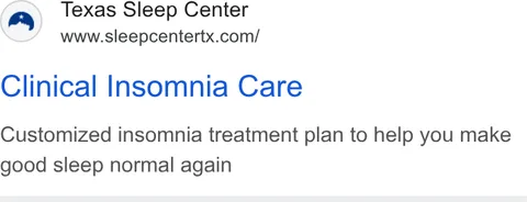 An ad Stellar Sleep is running