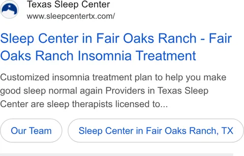 An ad Stellar Sleep is running