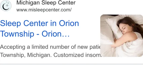 An ad Stellar Sleep is running