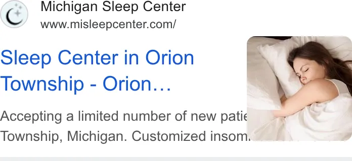 An ad Stellar Sleep is running