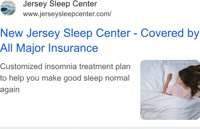 An ad Stellar Sleep is running