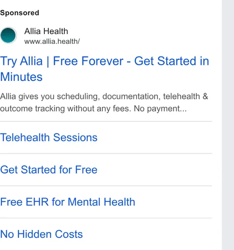 An ad Allia is running